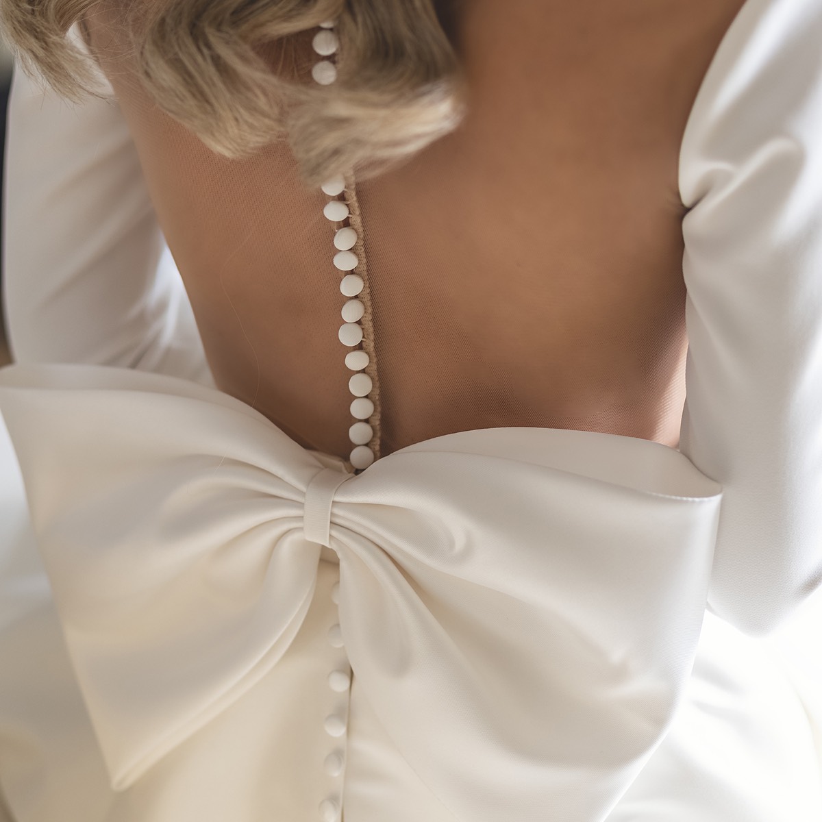 Wedding dress detail